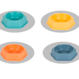 Plato hexagonal mediano
