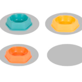 Plato hexagonal