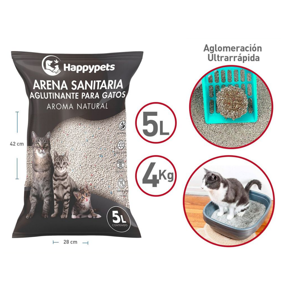 Arena sanitaria gatos